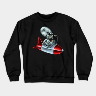 Alien Rocket Blaster Crewneck Sweatshirt